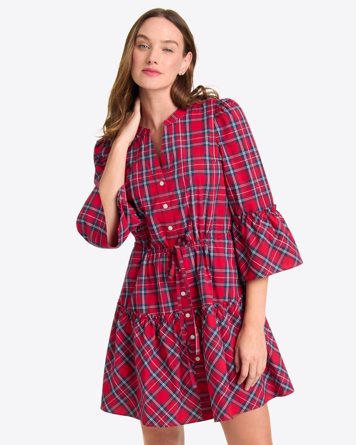 Avery Shirtdress in Angie Plaid | Draper James (US)