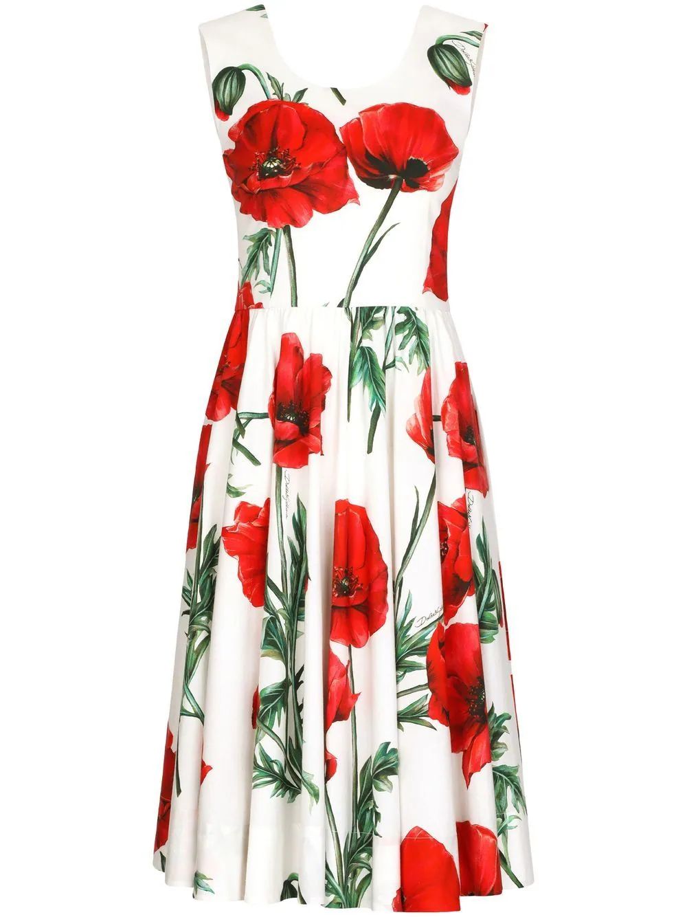 Dolce & Gabbana floral-print Midi Dress - Farfetch | Farfetch Global