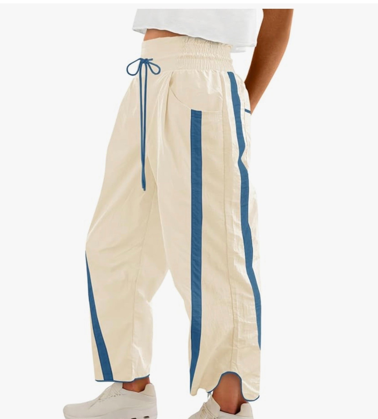 
Fisoew Women's Baggy Wide Leg Pants Casual Drawstring Elastic Waisted Contrast Color Workout Y2K Track Pants


#LTKU #LTKStyleTip #LTKFindsUnder100