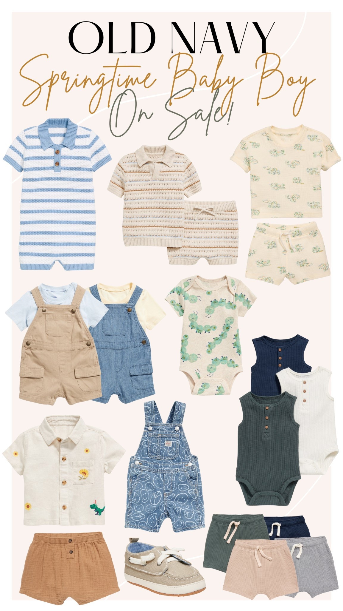 Dapper baby boy outfits for spring on sale at Old Navy! 

#LTKSpringSale #LTKBaby #LTKSaleAlert