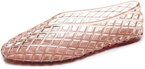 Jelly Ballet Flats For Women Orthopedics Breathable Mesh Comfort Slip On Round Toe Hollow Out Fla... | Amazon (US)