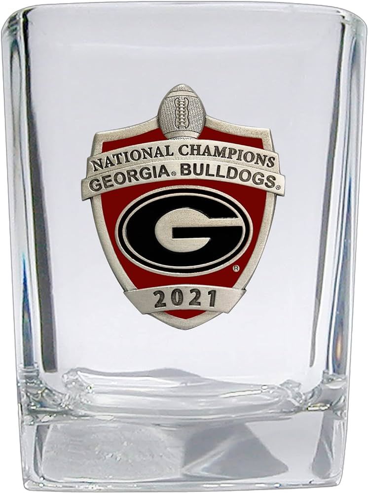 Heritage Pewter 2021-2022 National Champions Georgia Square Shot Glass | Hand-Sculpted 1.5 Ounce ... | Amazon (US)