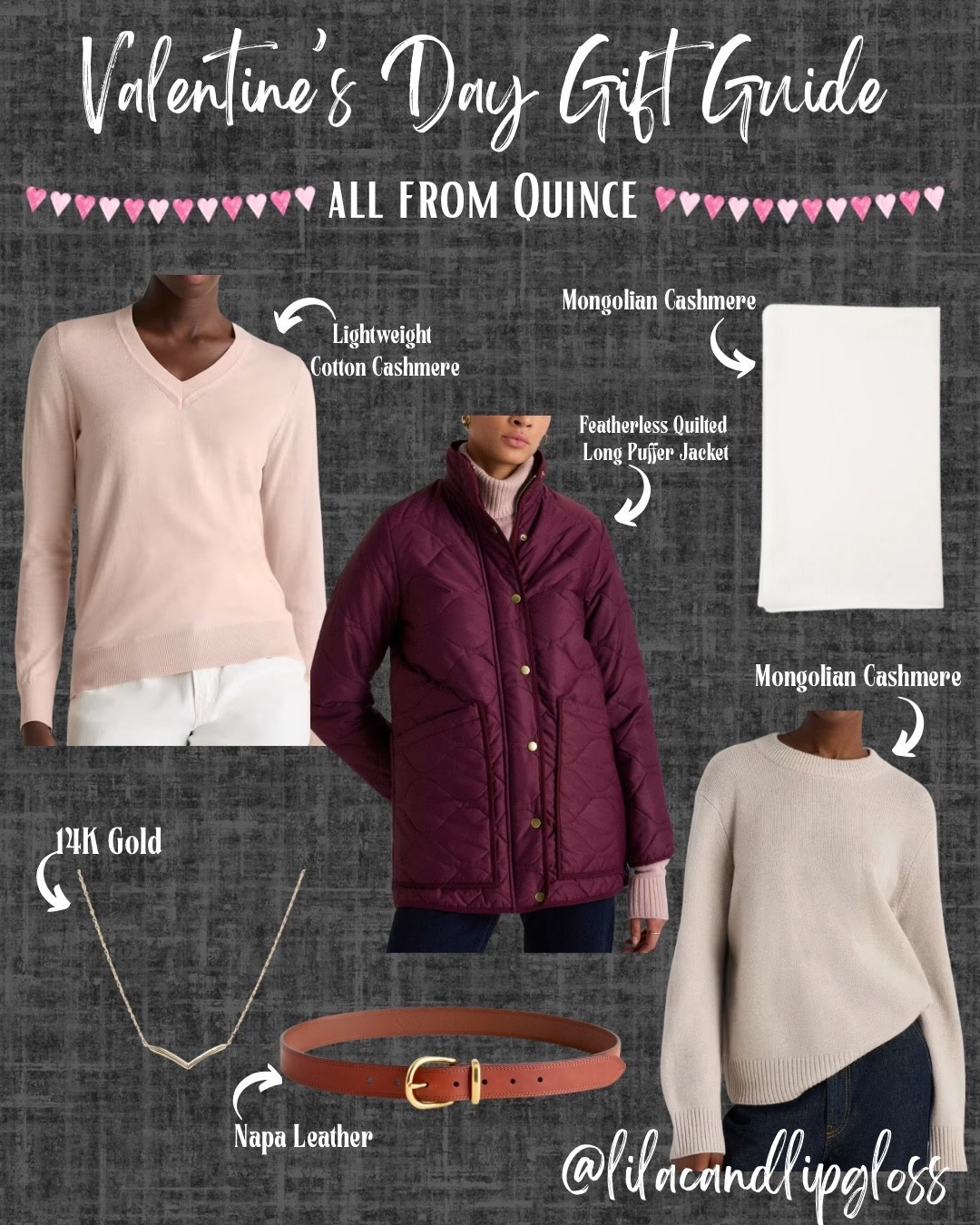 Valentine’s Day gift ideas from Quince for her! Quality pieces at wallet-friendly prices.  Gorgeous lightweight cotton cashmere sweaters starting at $30! // @onequince #quincepartner #LTKGiftGuide #LTKFindsunder100 #LTKFindsunder50

#LTKootd #LTKOver40 #LTKValentine