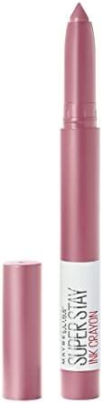 Maybelline SuperStay Ink Crayon Matte Longwear Lipstick With Built-in Sharpener, Seek Adventure, ... | Amazon (US)