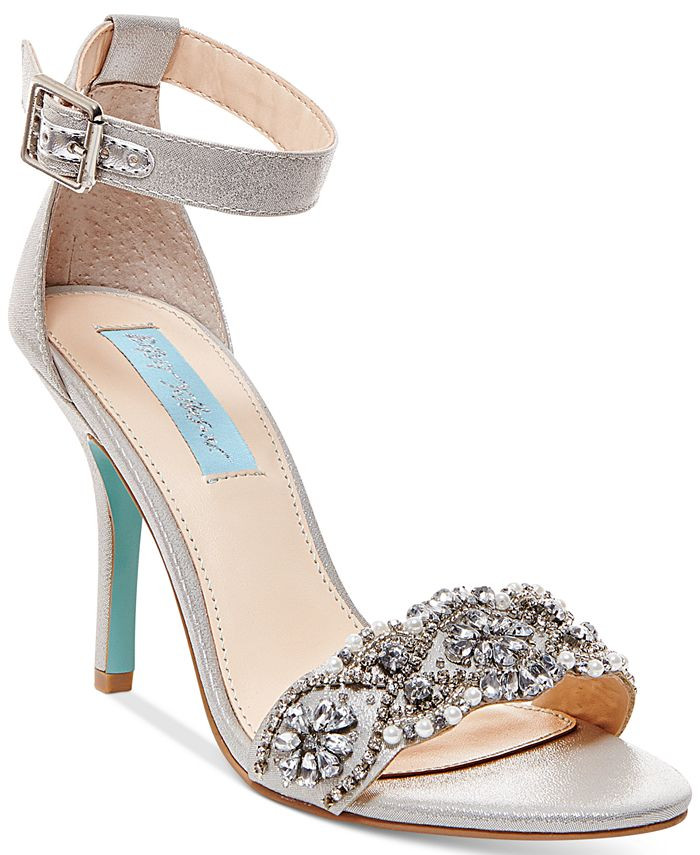 Betsey Johnson Gina Embellished Evening Sandals | Macys (US)