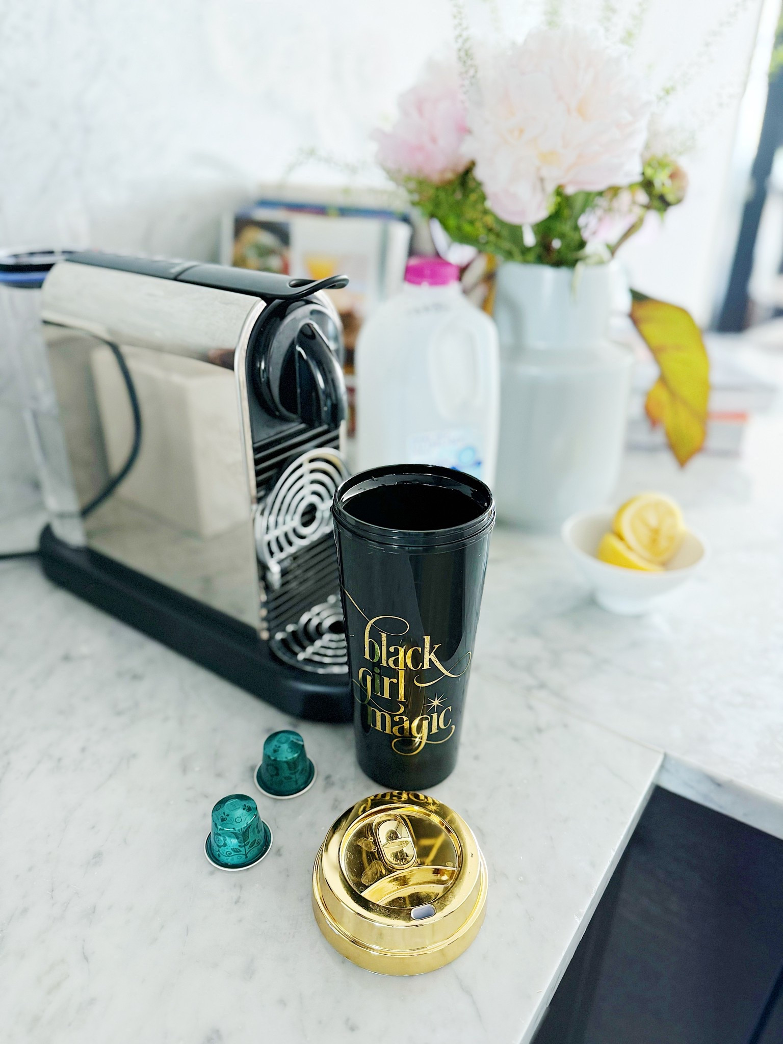 Morning routine - my Nespresso and a pretty mug

#thermalmug
#effiespaper

#LTKHome #LTKmorningroutine #LTKGiftGuide