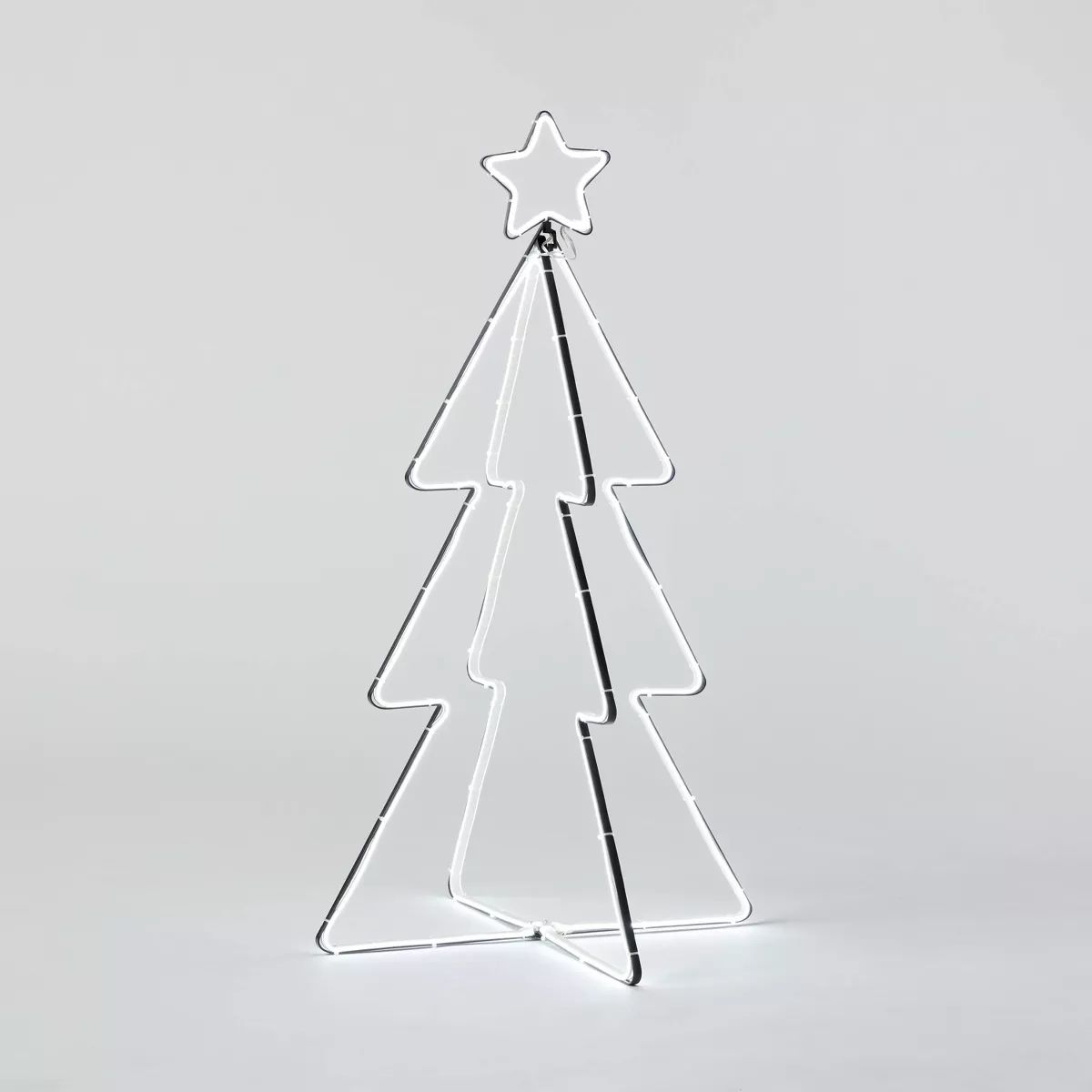 35" LED Neon Style Metal Tree Christmas Novelty Silhouette Light - Wondershop™ | Target