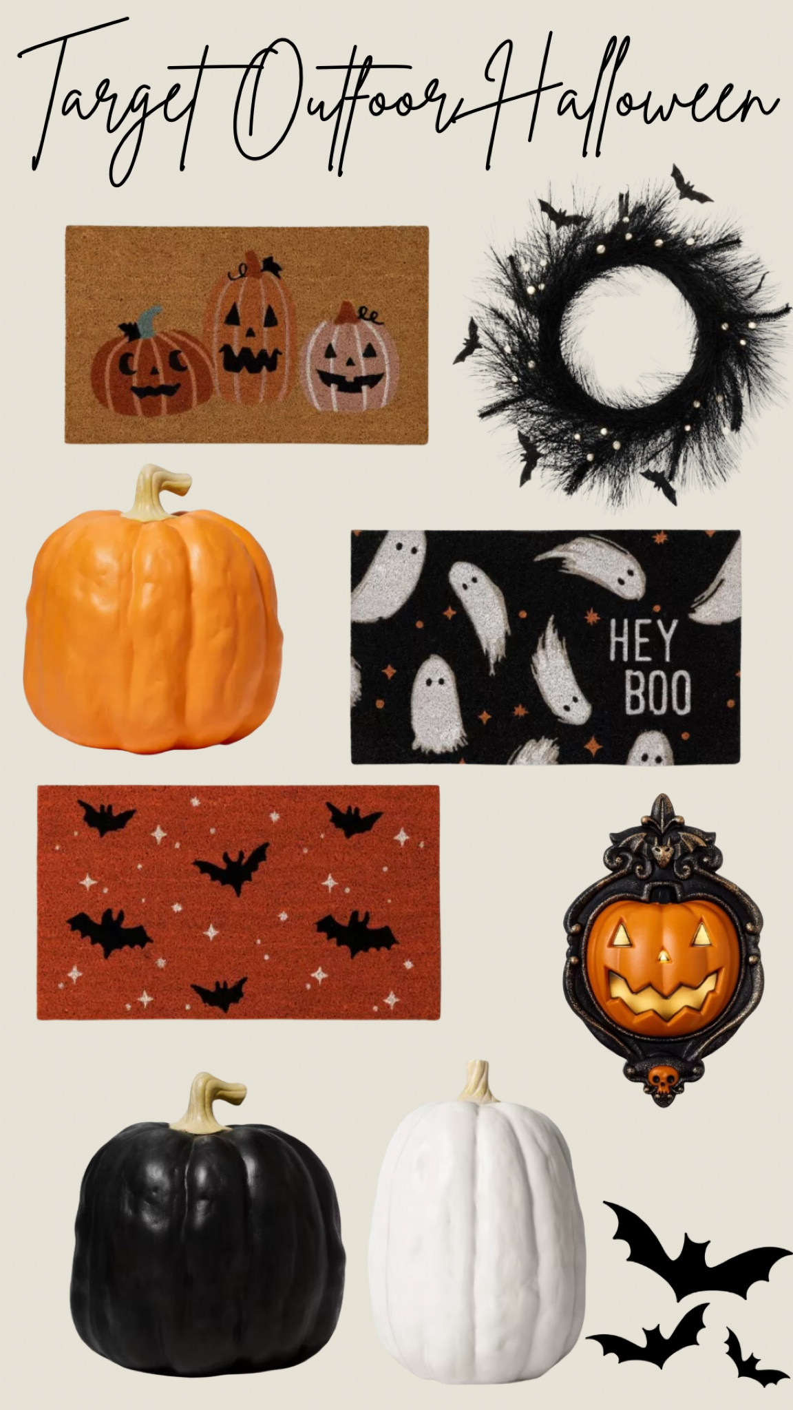 Target Halloween decor. Outside Halloween decor. Halloween front porch  

#LTKFindsUnder50 #LTKHome #LTKSeasonal