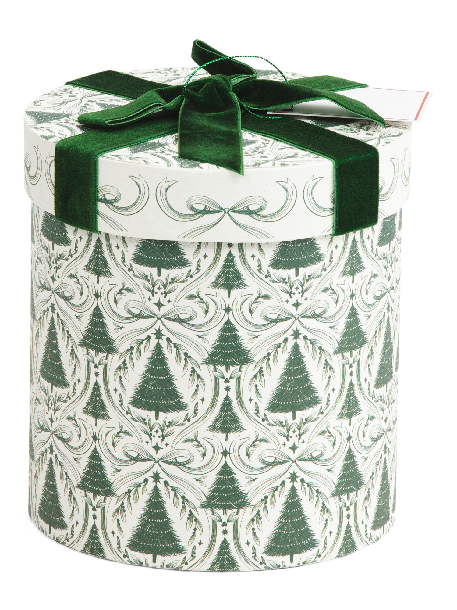 Set Of 2 Tall Round Decorative Boxes With Removable Lids | TJ Maxx
