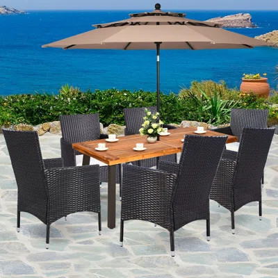 Torney 7 Piece Dining Set with Cushions | Wayfair North America