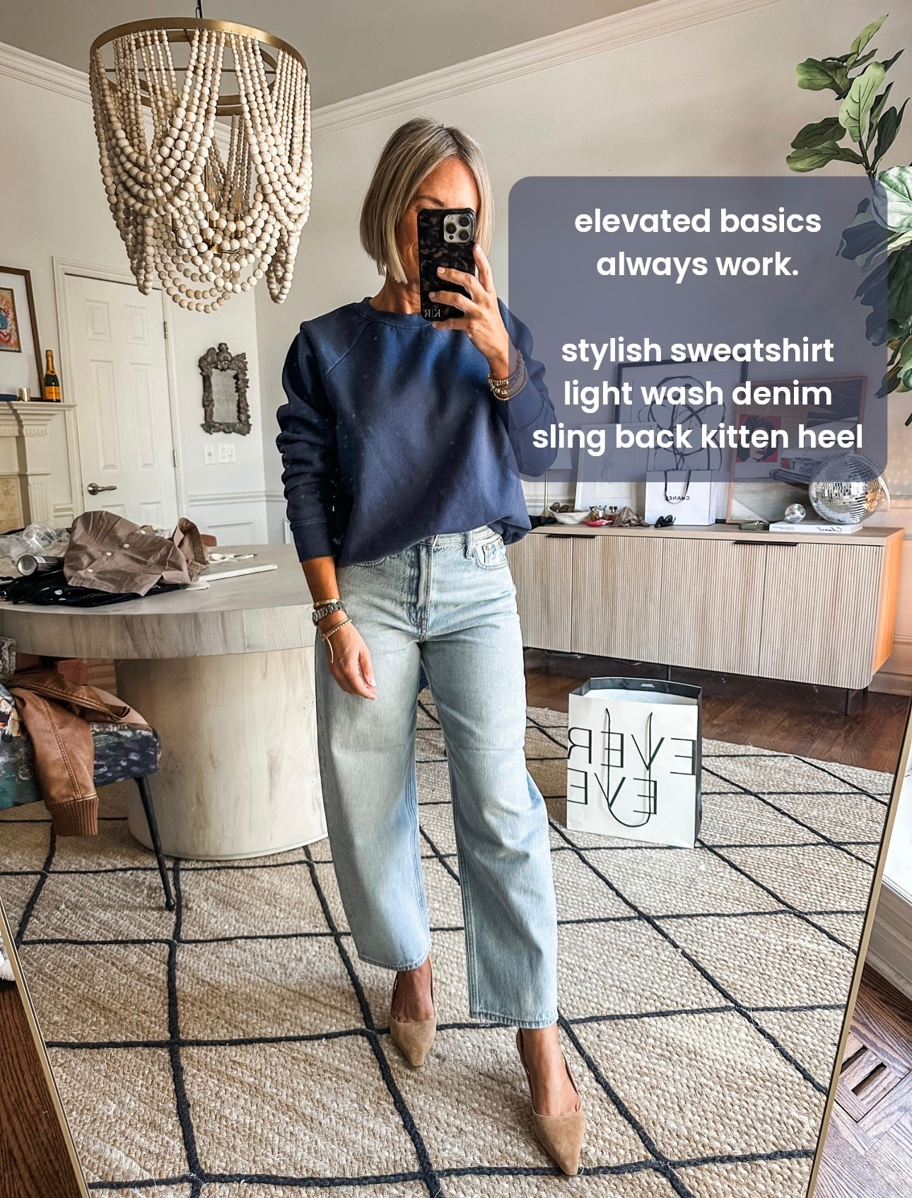 Spring outfit to copy
i have the jeans on in my bigger size 25 petite, but they also come in regular length
sweatshirt in xs

#LTKSpringSale #LTKPetite #LTKSaleAlert