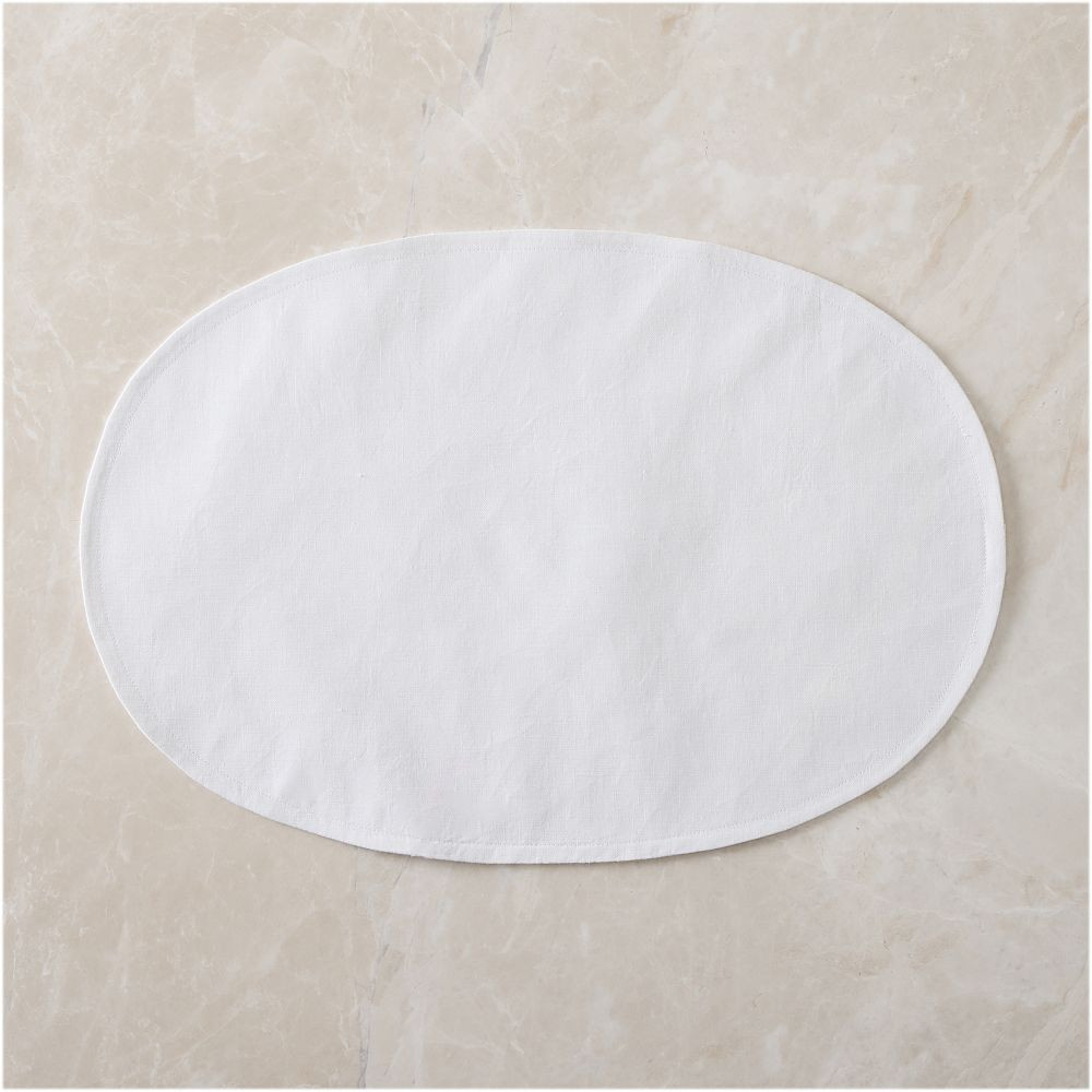 European Linen Oval Placemats | West Elm (US)