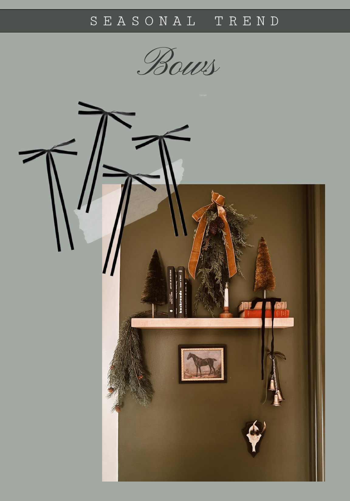 I found the most perfect bows to accent hanging in your home, trees and more! 

#LTKSeasonal #LTKHoliday #LTKGiftGuide