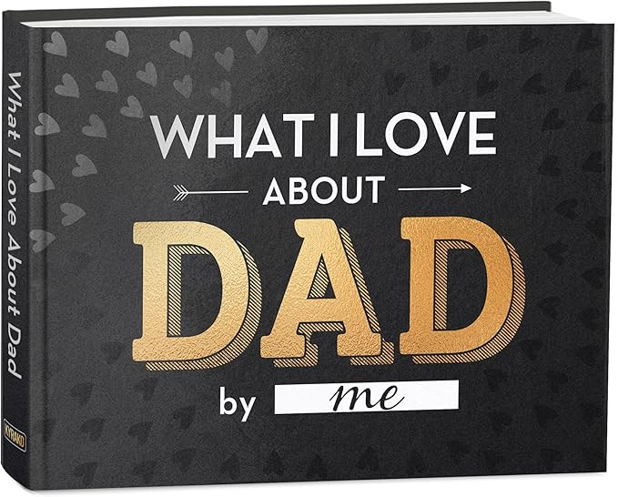 What I Love about Dad Book, Fill-in-the-Blank Book for Dad - Father's day Gifts for Dad from Daug... | Amazon (US)