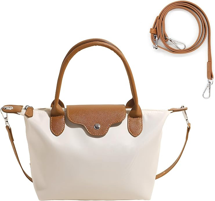 Long Keeper Mini Crossbody Bag for Women Casual Lightweight Small Nylon Tote Bag Ladies Shoulder ... | Amazon (US)