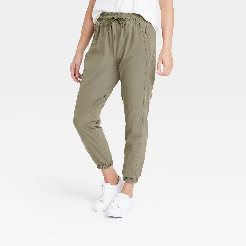 Women's Lined Woven Joggers - All in Motion™ | Target
