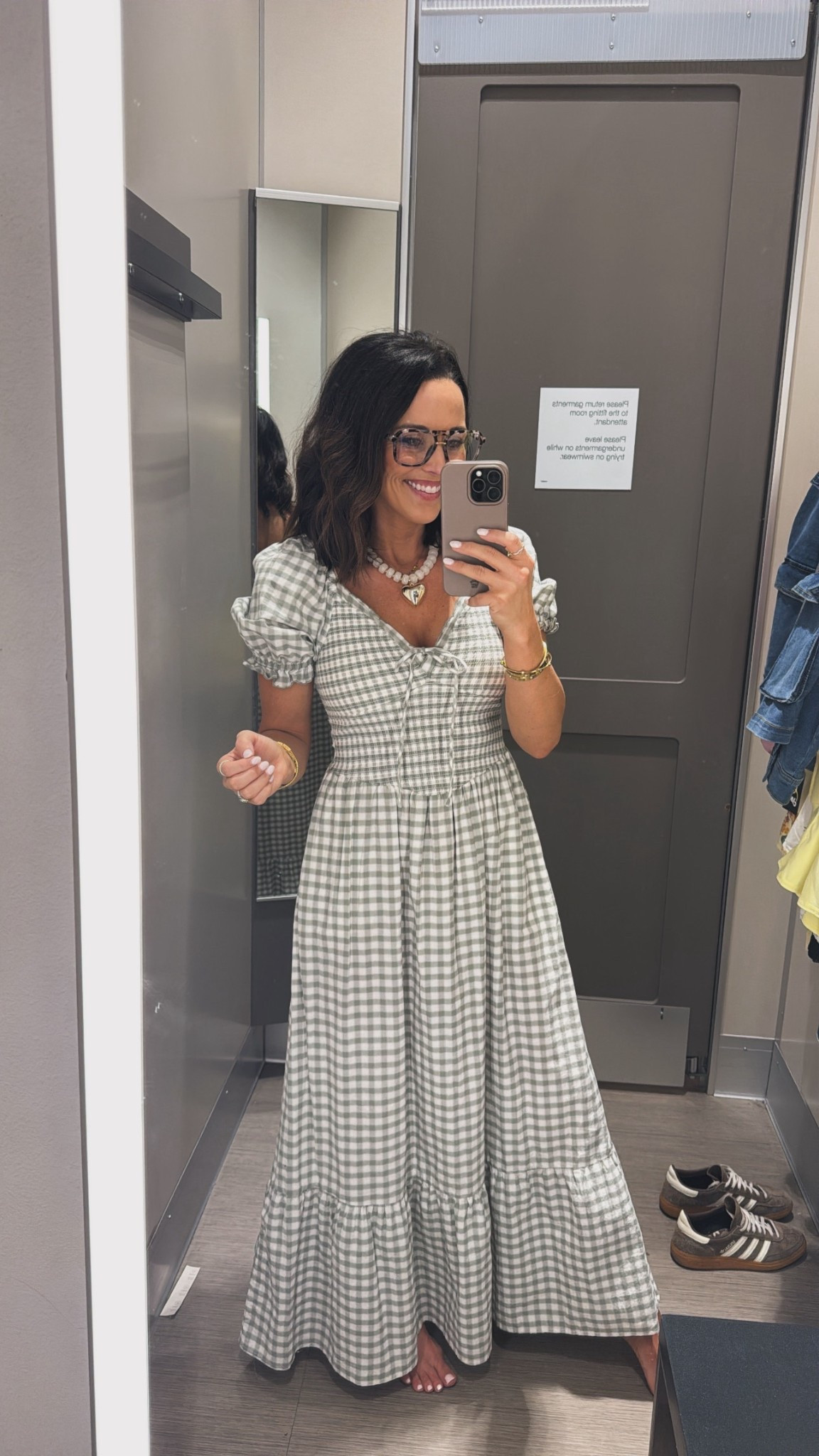 Gingham just feels like spring 💚 Such a cute and flattering dress. Wearing an XS.
#LTKSpring #GinghamStyle #SpringOutfit #LTKStyle #CasualStyle #SpringFashion

#LTKmomlife #LTKOver40 #LTKPetite
