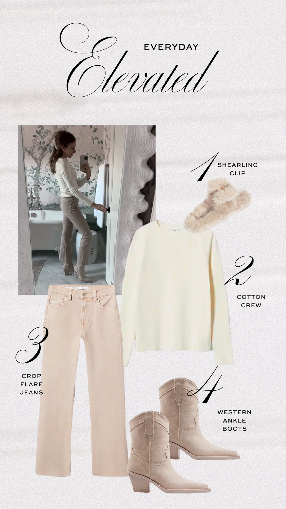 Elevated everyday easy outfits! Snag a pair of jeans, an easy tee, pair with some boots and a cute hair clip and you will be good to go!

#LTKunder100 #LTKstyletip #LTKshoecrush