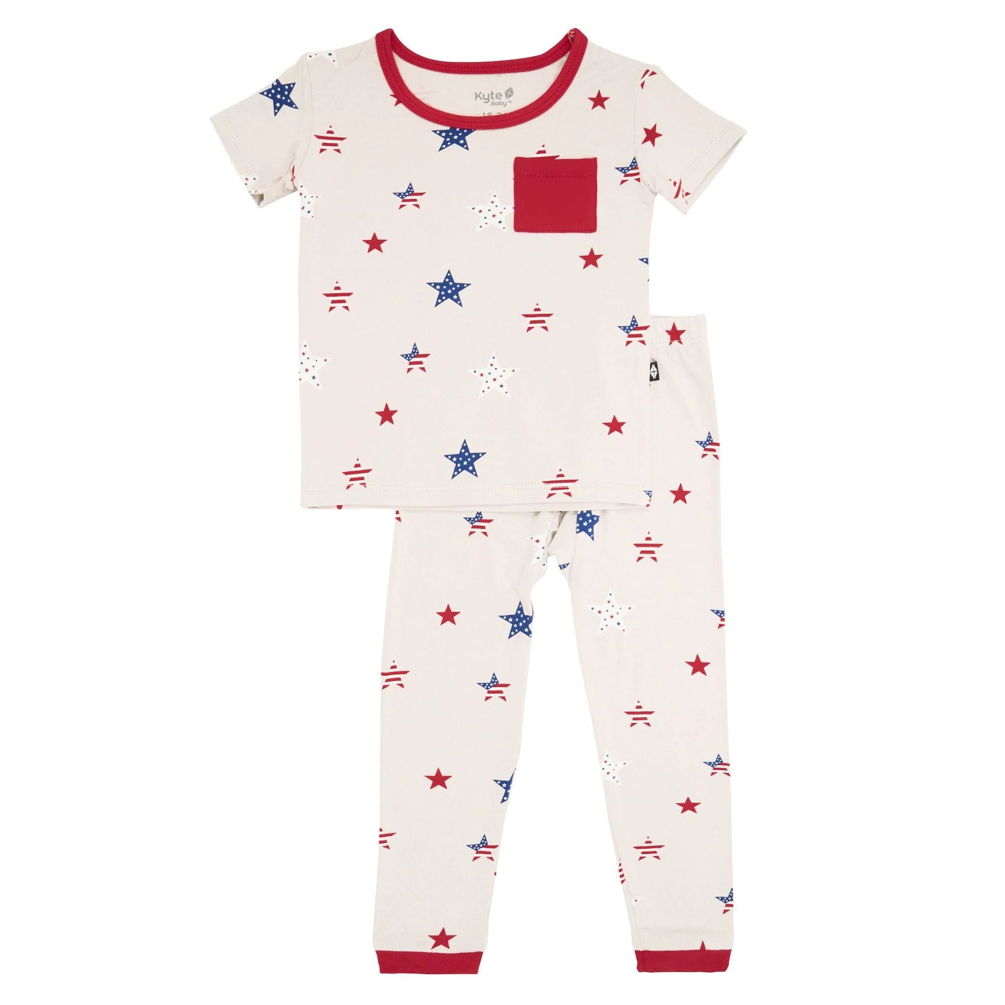 Short Sleeve with Pants Pajamas in Liberty | Kyte BABY