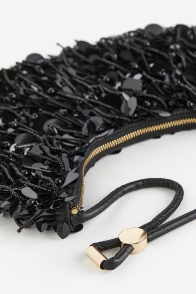 Embellished clutch - Black - Ladies | H&M GB | H&M (UK, MY, IN, SG, PH, TW, HK)