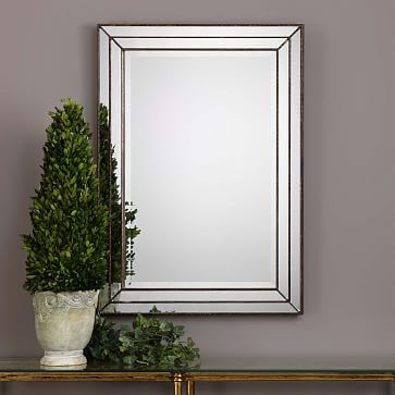 Stepped Frame Metal Mirrors | West Elm (US)
