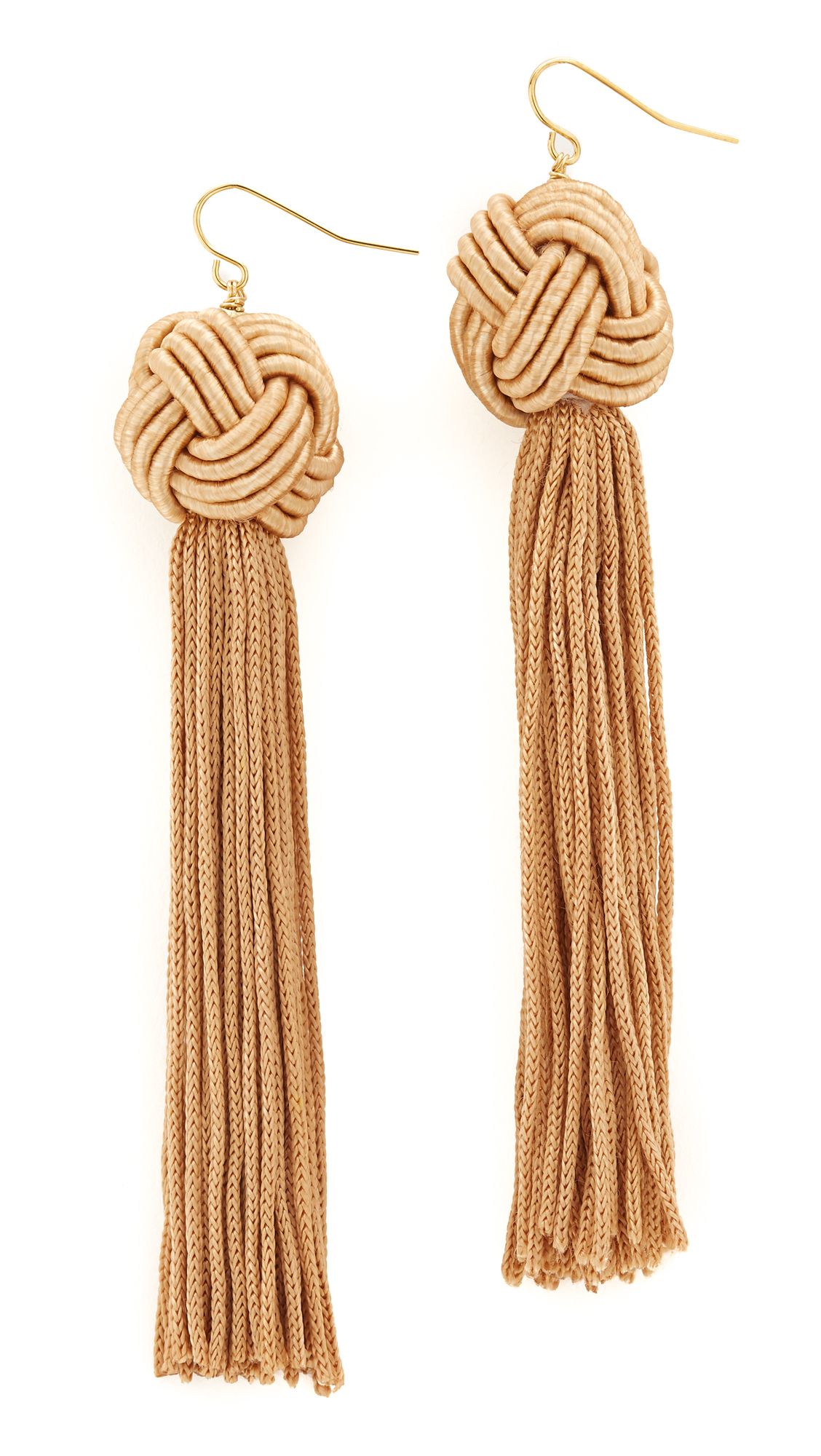 The Astrid Knotted Tassel Earrings | Shopbop