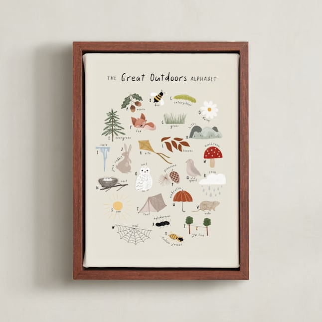 The Great Outdoors Alphabet | Minted