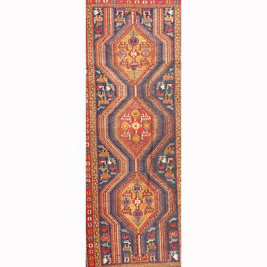 7' 10 x 3' 1 Ardabil Authentic Persian Hand Knotted Area Rug - 110661 | Los Angeles Home of rugs