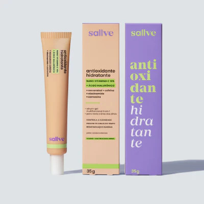 Vitamina C 10% Sallve - Antioxidante Hidratante: com Ácido Hialurônico | Sallve (BR)
