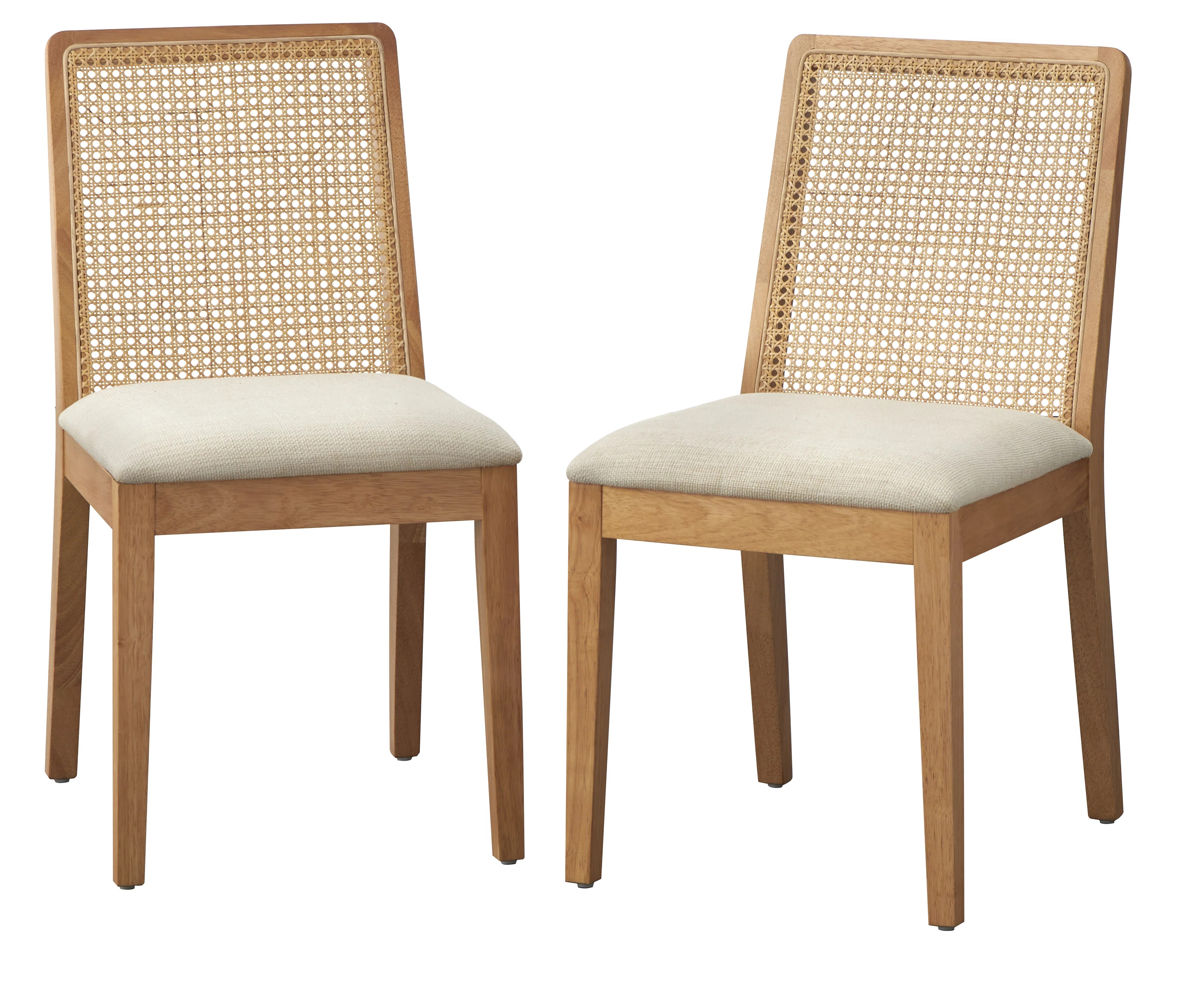 Azavion Cane Dining Chair (Set of 2) (Set of 2) | Wayfair North America