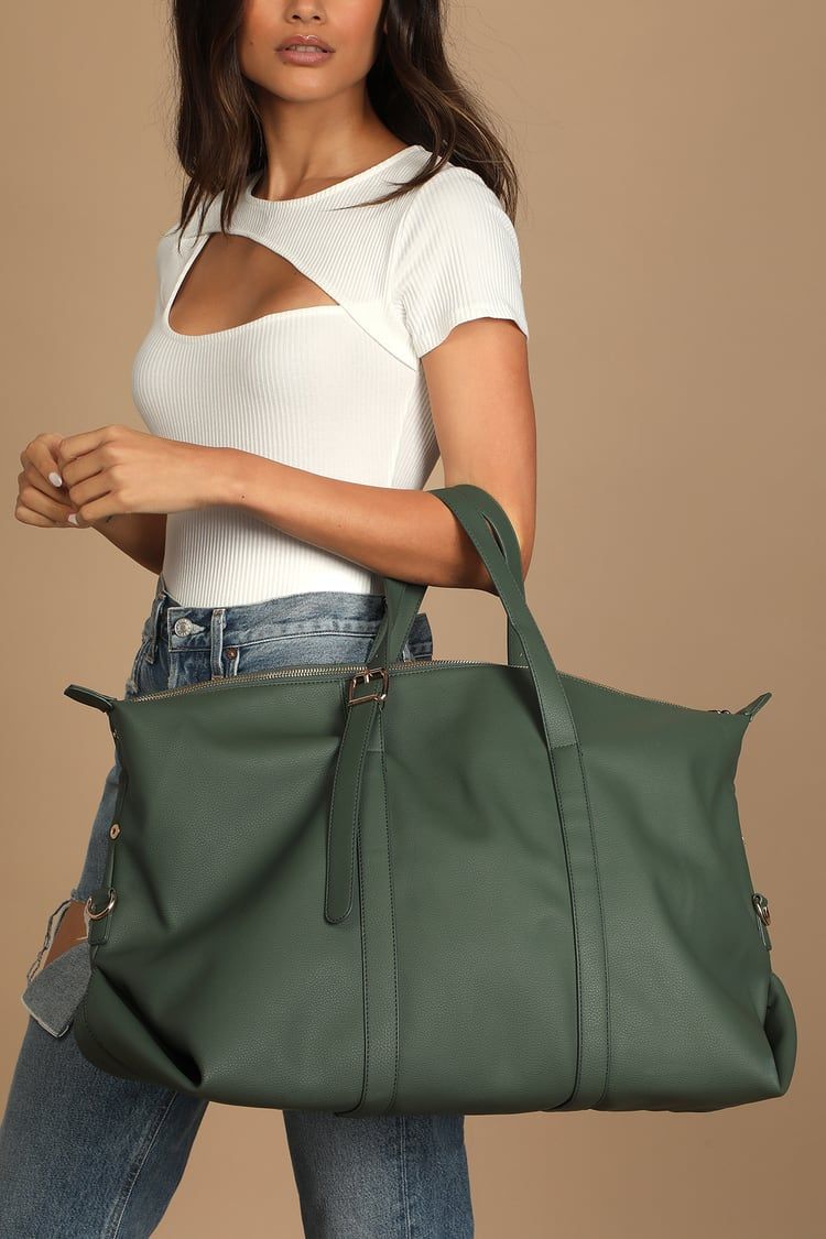 Weekend Adventure Green Weekender Bag | Lulus (US)