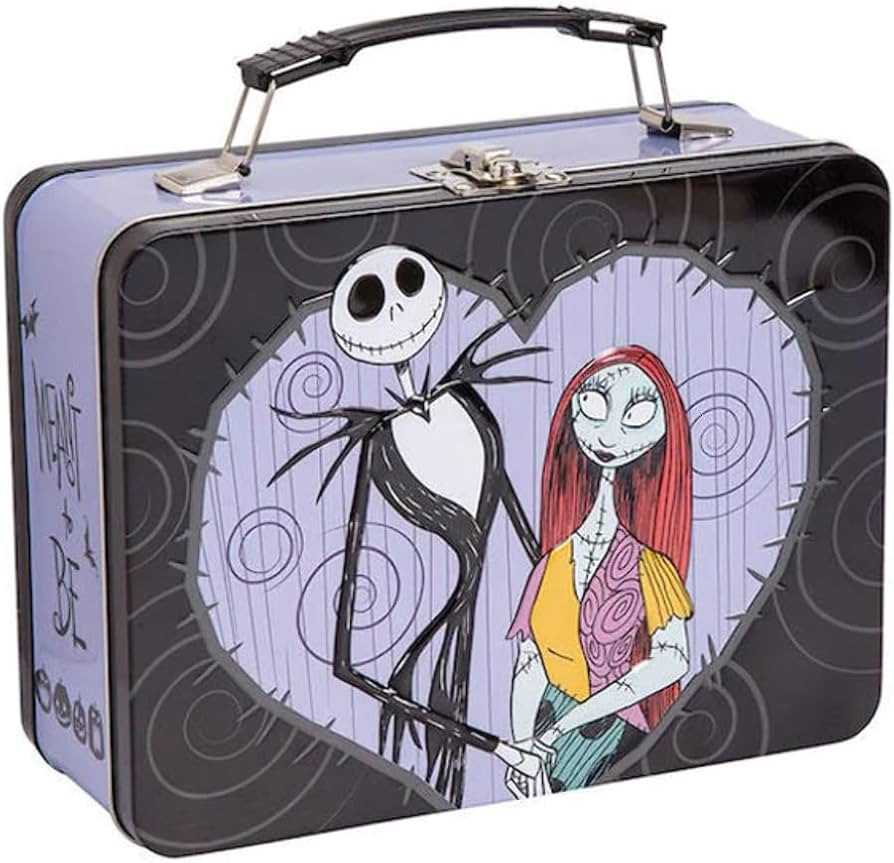 Vandor The Nightmare Before Christmas Jack and Sally Large Tin Tote, 3.5 x 7.5 x 9 Inches | Amazon (US)
