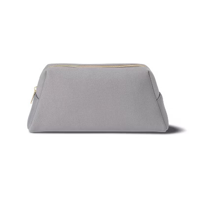 Sonia Kashuk™ Large Trapezoidal Cosmetic Case - Gray Neoprene | Target
