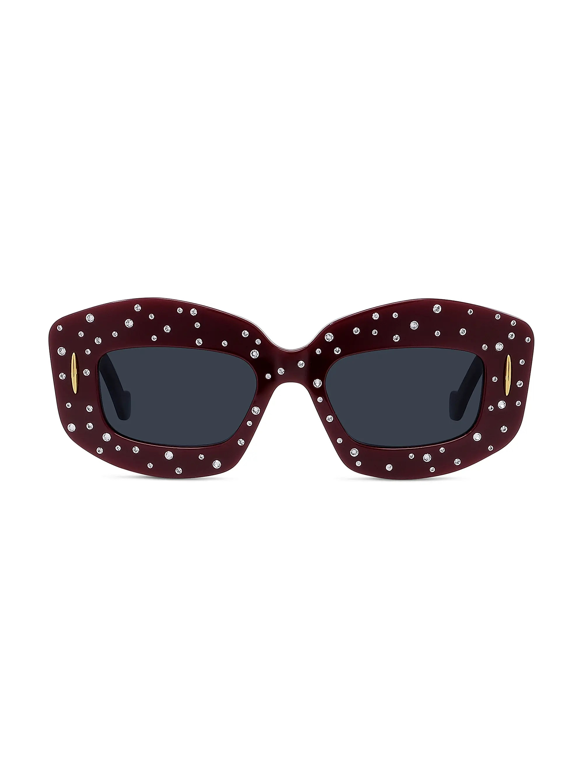 LOEWEAnagram 49MM Crystal Rectangular Sunglasses | Saks Fifth Avenue