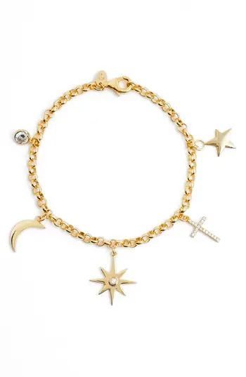 Women's Argento Vivo North Star Charm Bracelet | Nordstrom