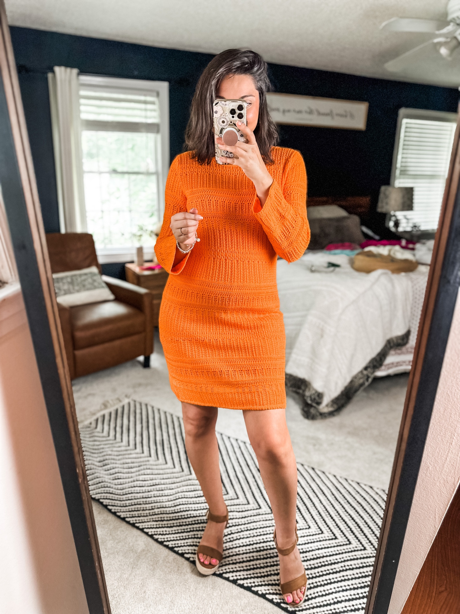 orange sweater dress h&m H&M | Dresses | Off The Shoulder Orange Sweater Dress