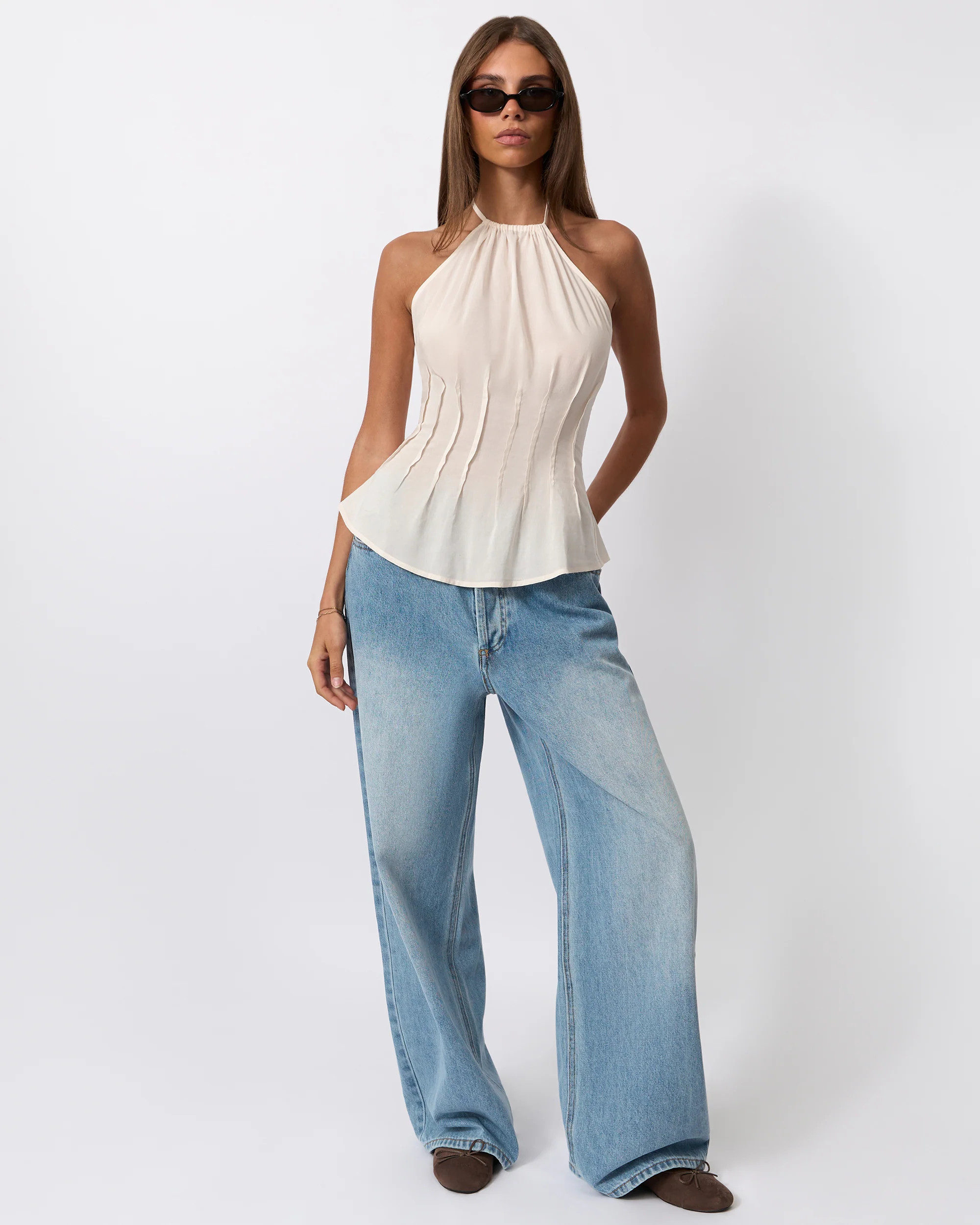 Pleated Halter Top | We Wore What