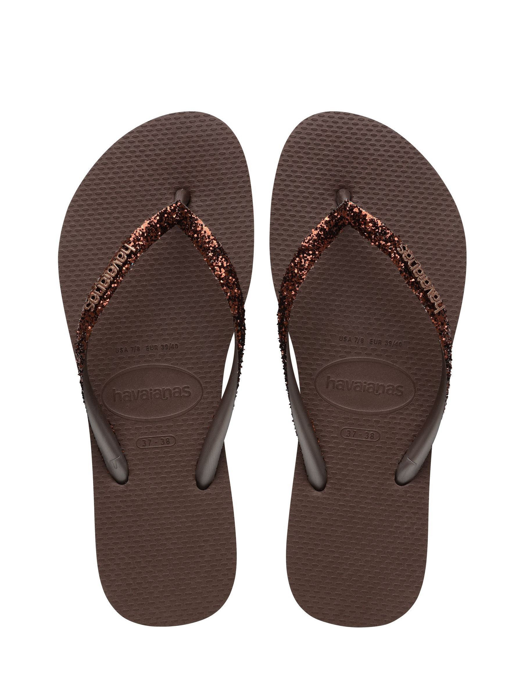 Havaianas Havaianas Brown Slim Flip Flops | Next US