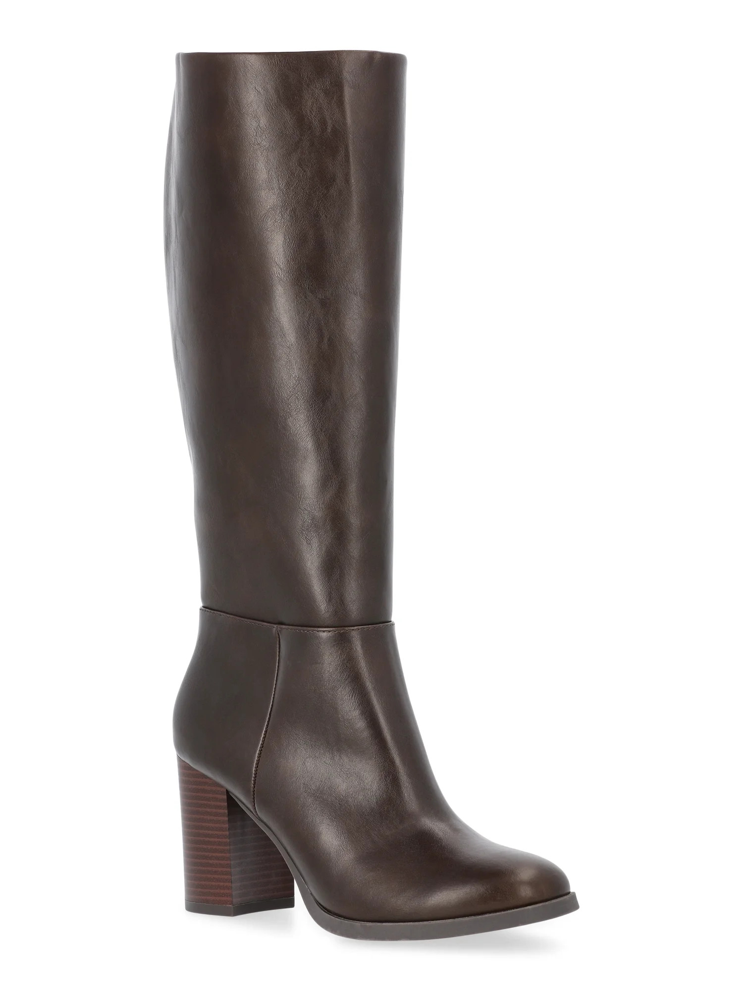 Time and Tru Women's Tall Heeled Boots | Walmart (US)
