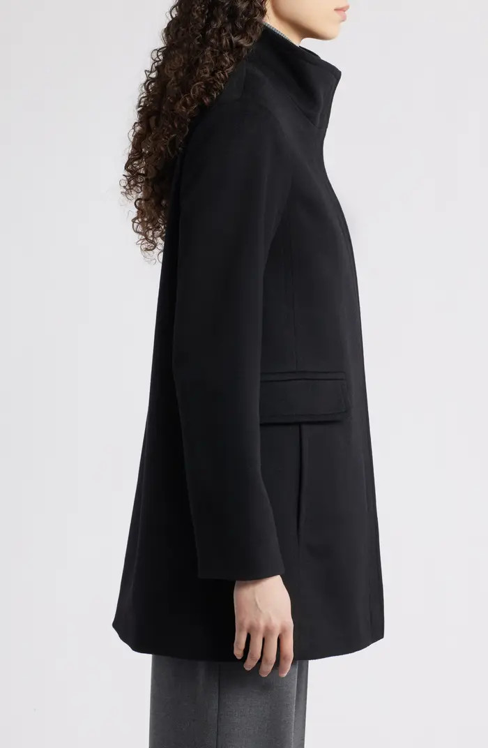 Fleurette Zoey Stand Collar Wool Car Coat | Nordstrom | Nordstrom