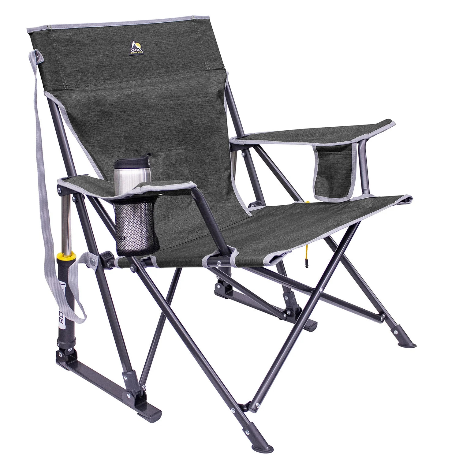 GCI Outdoor Kickback Rocker, Heathered Pewter | Walmart (US)