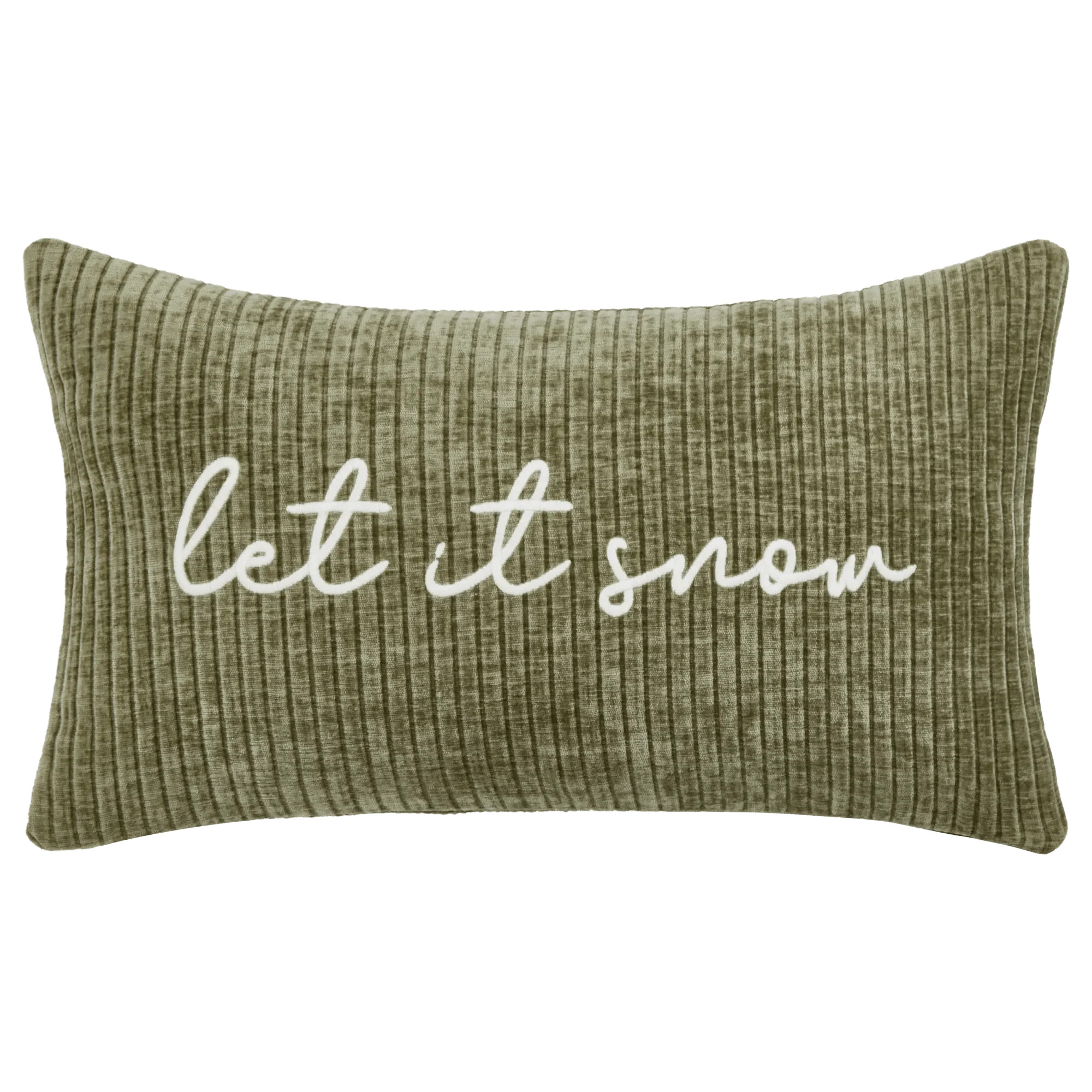 Kyan Let It Snow Lumbar Pillow | Bouclair