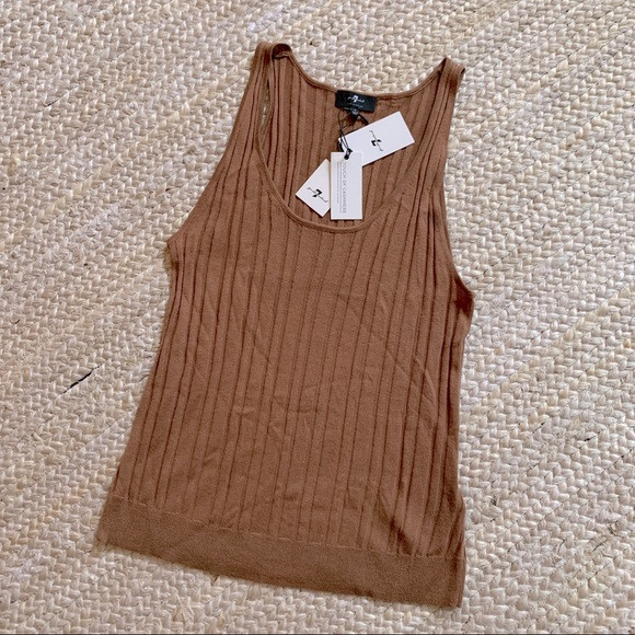 7 for All Mankind - knit tank - Size Large | Poshmark