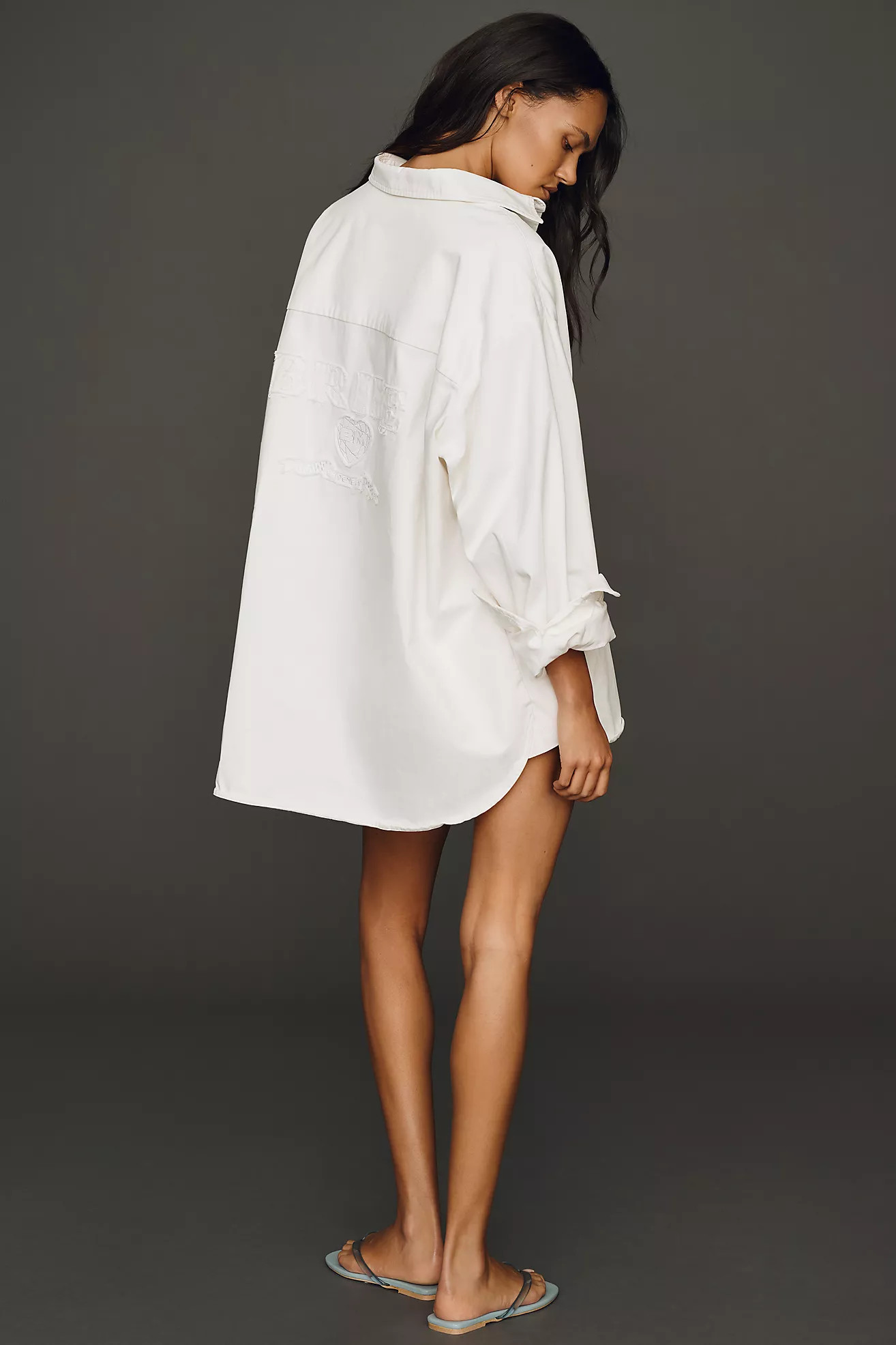 BRIDEMERCH Cotton Oversized Buttondown Shirt | Anthropologie (US)