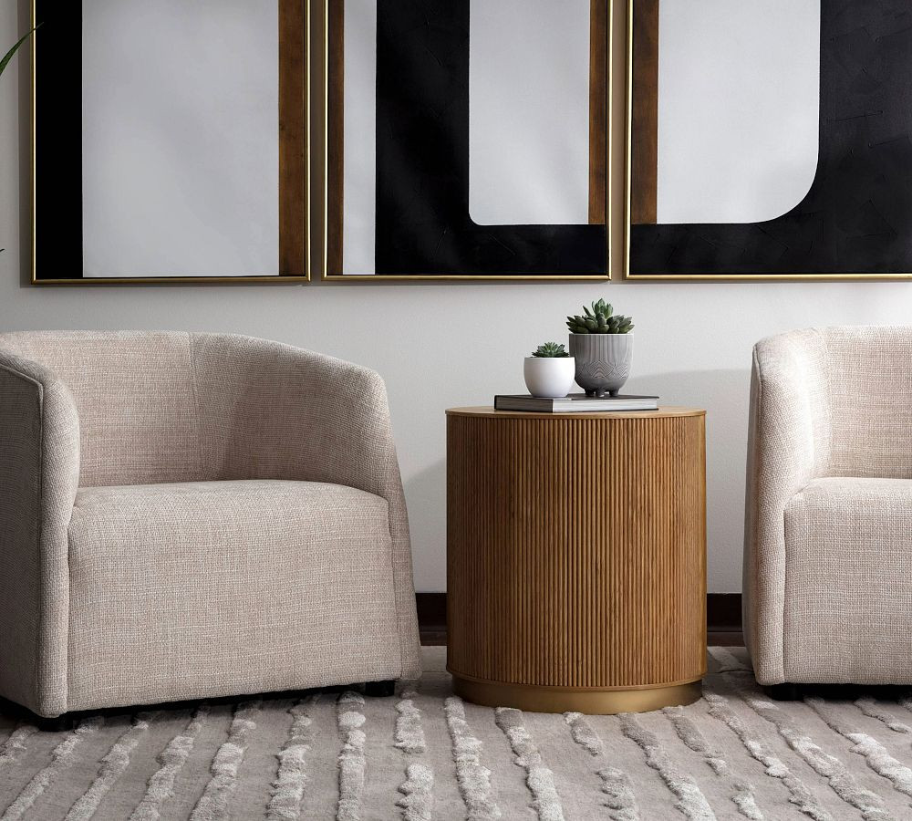 Meadowview Round Side Table (22") | Pottery Barn (US)