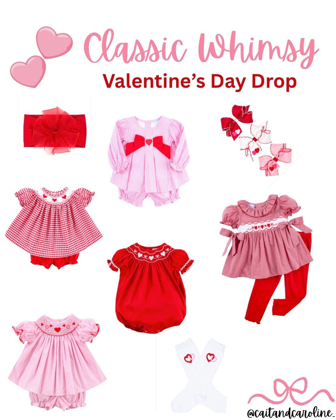 The Valentine’s Day drop from Classic Whimsy is out!! I’ve already loaded my cart with the most adorable bubbles, dresses, sets and accessories! The little boys’ options are to die as well, because boys can wear bubbles too! 

#LTKmomlife #LTKootd #LTKBaby
