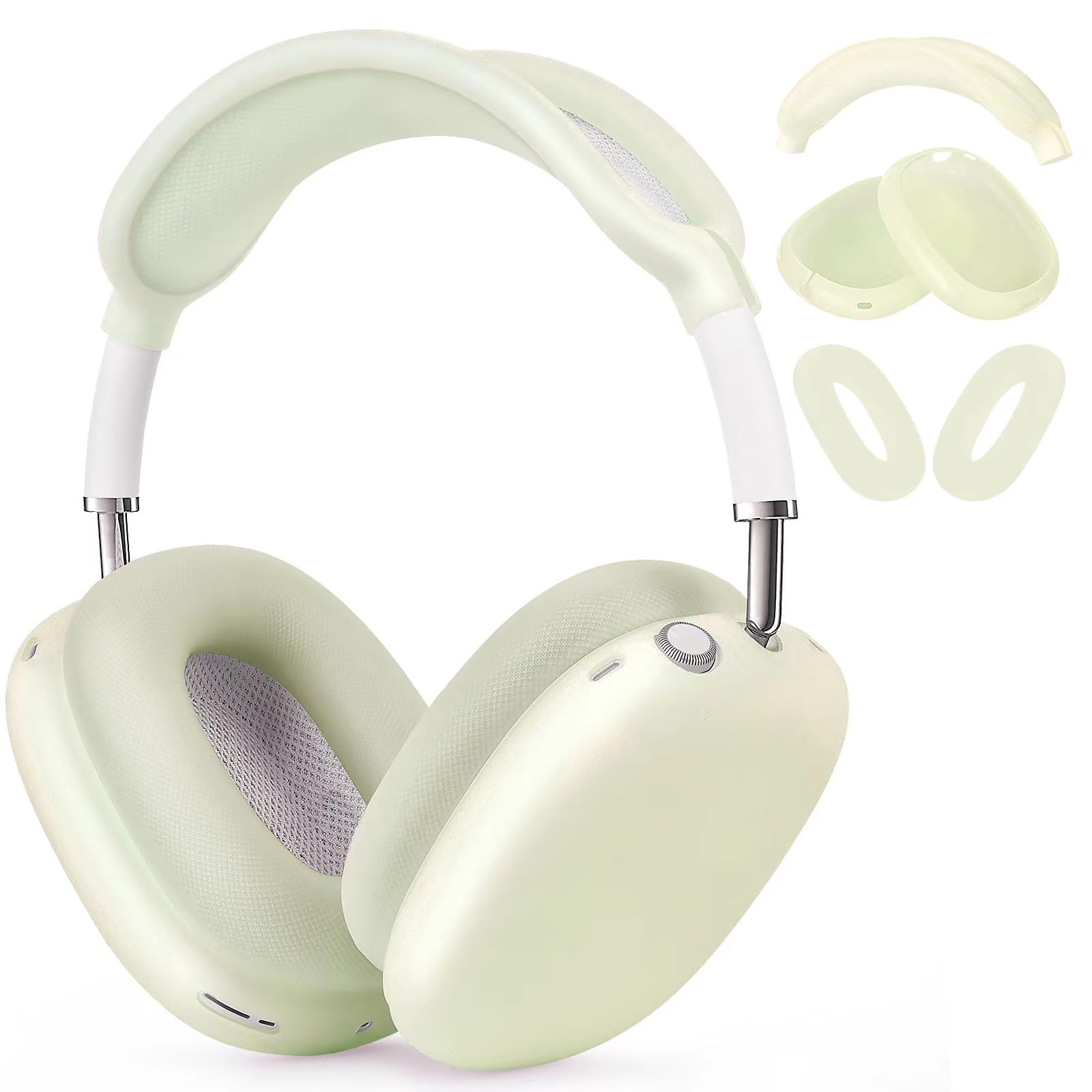 Case for Airpods Max Headphones,Ear Pad/Ear Cups/Headband Cover for AirPods Max(USB-C/Lightning)(... | Amazon (US)