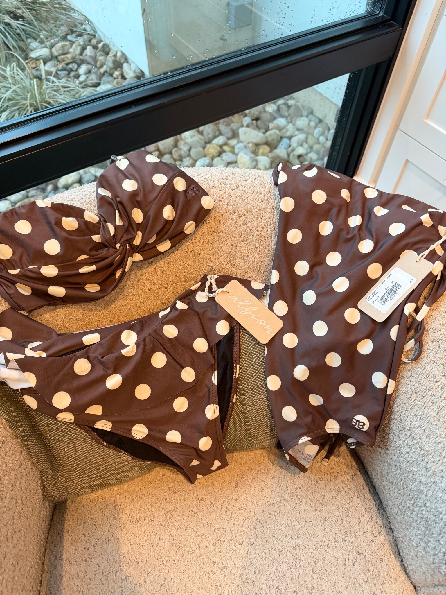 New Albion polka dot swimsuits 

#LTKOver40