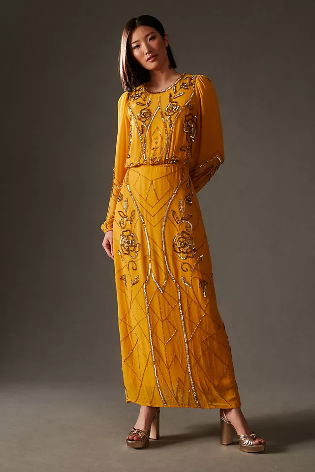 Let Me Be Juliet Sheer Maxi Dress | Anthropologie (US)