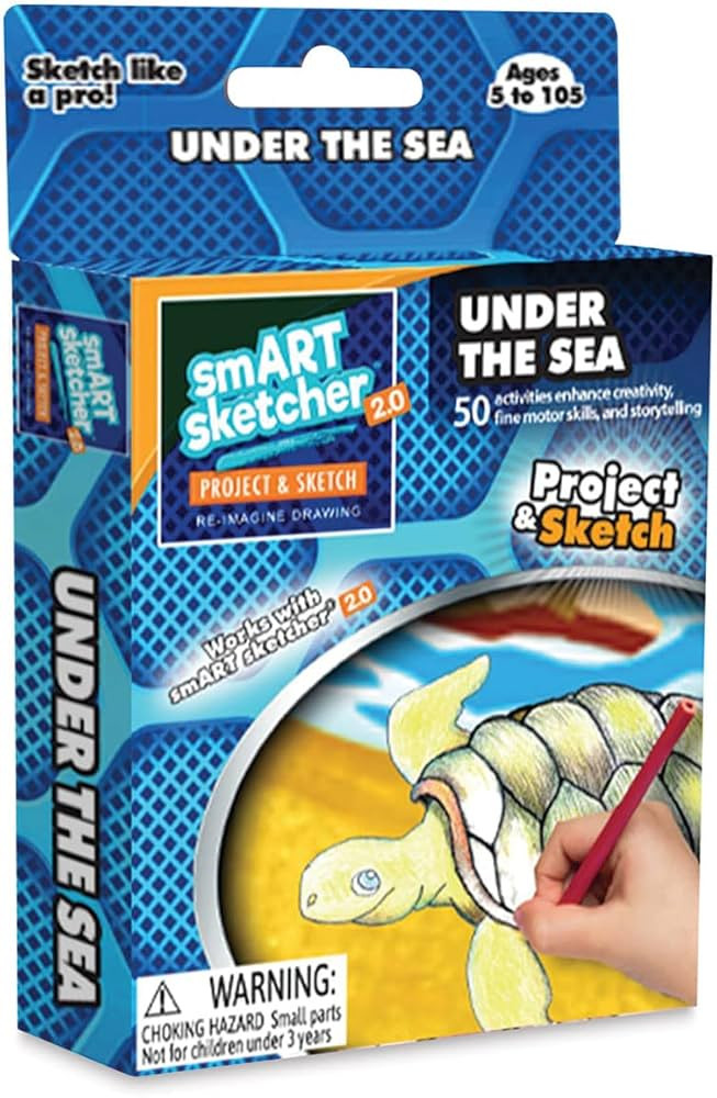 Toys Under the Sea Activity Cartridge, Compatible with smART Sketcher 2.0, Learn to Draw | Amazon (US)